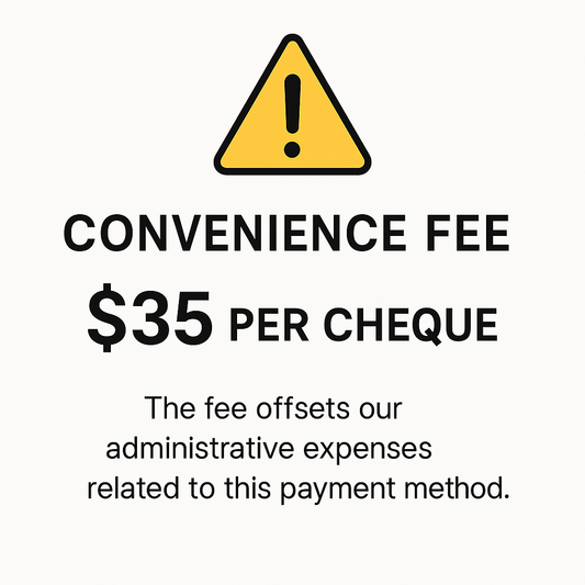 Cheque Convenience Fee